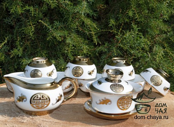 Набор посуды Фарфор «Золото» f20