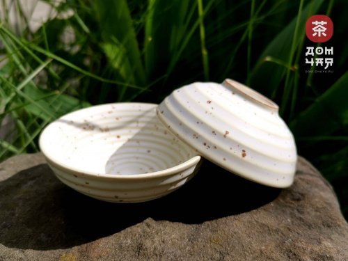 Пиала керамика "Белая Большая", 80мл.