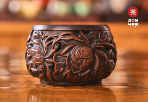 Резная пиала "Лотос" Цзяньшуй, 100мл.