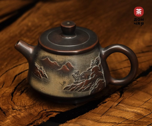 Авторский Чайник из Циньчжоу "Горная Деревня" #252, 180мл