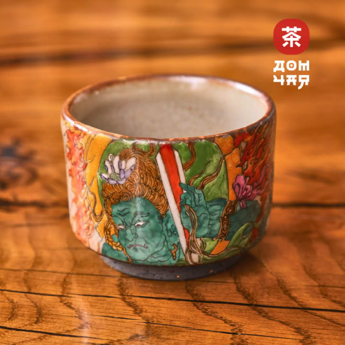 Пиала Сябони "Акала" Дровяной обжиг Цзиндэчжэ́нь, ручная роспись