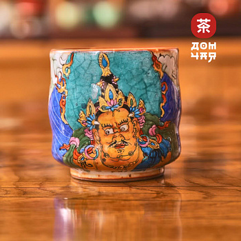 Пиала Сябони Дровяной обжиг Цзиндэчжэ́нь, ручная роспись