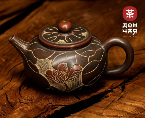Авторский Чайник из Гуанси "Лотос" #274, 210мл.