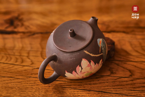 Чайник "Прощание зимородка" Цзяншуйский Барельеф, 160мл