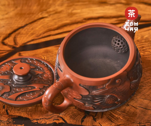 Чайник 450мл "Полет Феникса", цзяньшуйская керамика