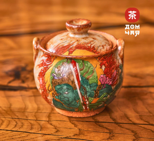 Хохин, Дровяной обжиг Цзиндэчжэ́нь, ручная роспись, 225мл